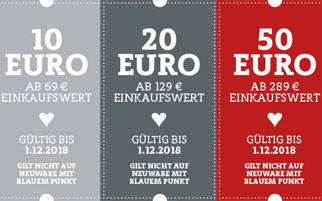 Gutscheine bis 1.12
