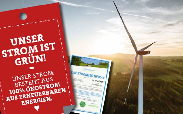 Ökostromzertifikat für 2019