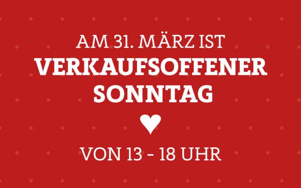 Verkaufsoffener Sonntag 31.03.2019 Offener Sonntag in Gaggenau