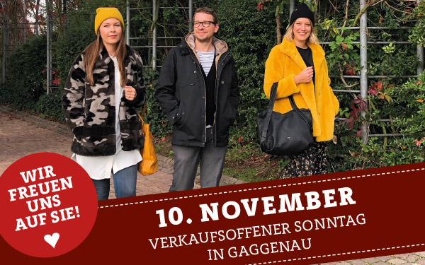 Verkaufsoffener Sonntag, 10.11