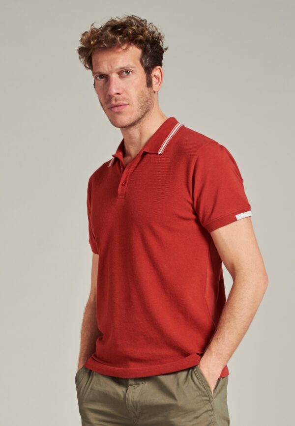 Dstrezzed Polo s/s Popcorn Melange – Bild 2