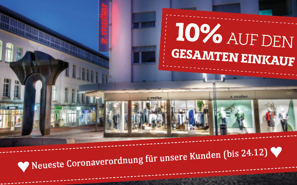 10% auf alles.