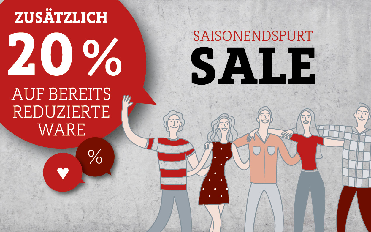 Saisonräumung 20% Zusatzrabatt