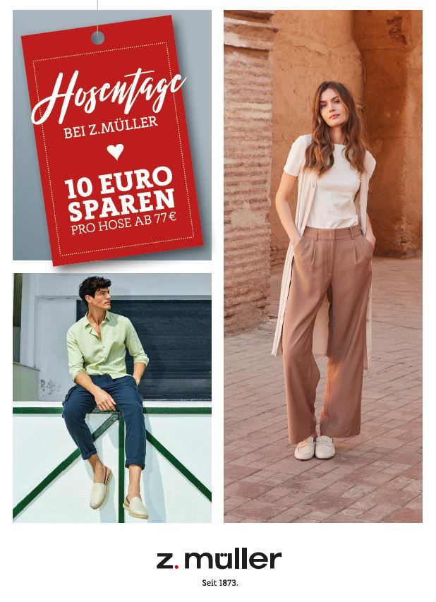 Hosentage 10 Euro sparen