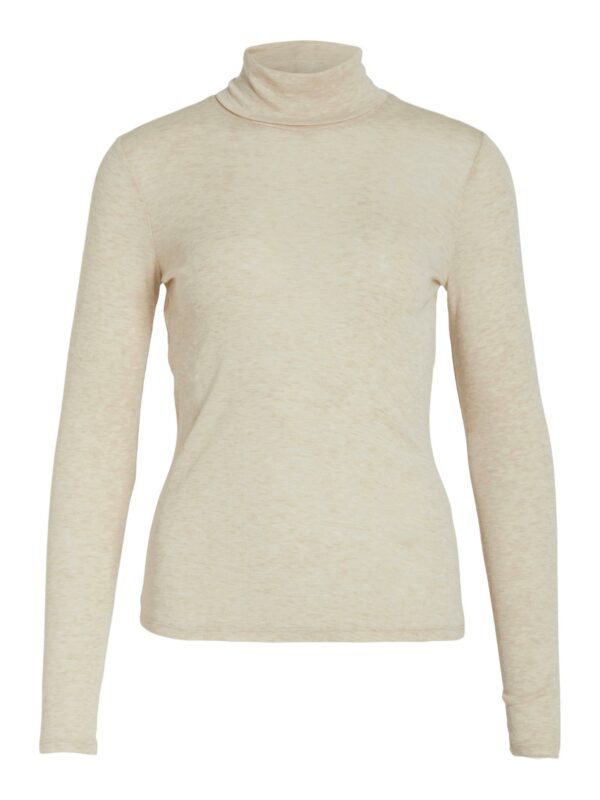 Vila leichter Rollkragenpullover VIJOLINA ROLL NECK L/S FITTED TOP