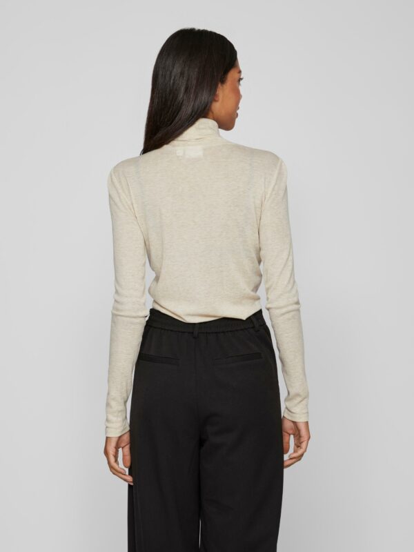 Vila leichter Rollkragenpullover VIJOLINA ROLL NECK L/S FITTED TOP – Bild 3
