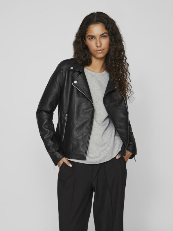 Vila Lederjacke VICARA COATED JACKET - NOOS – Bild 2