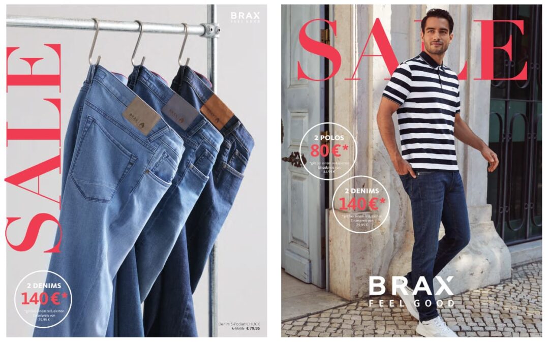 BRAX-Angebot mit 2 Polos = 80 €