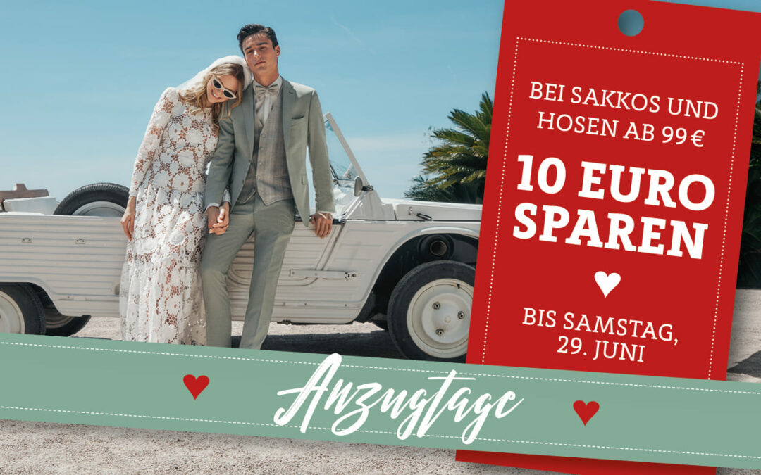 Anzug-Bonus – 20 € sparen