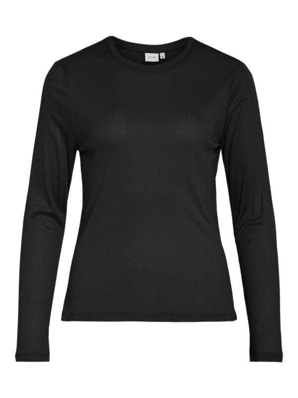Vila Langarm-Shirt, VIALEXIA O-NECK L/S TOP - NOOS