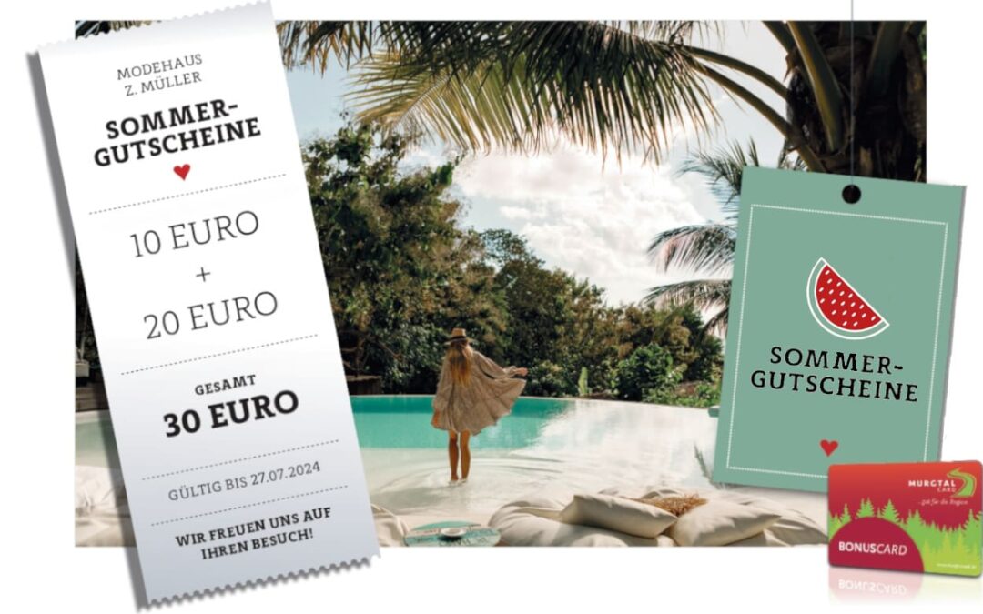 Urlaubsgeld – 30 € Rabatt-Gutscheine
