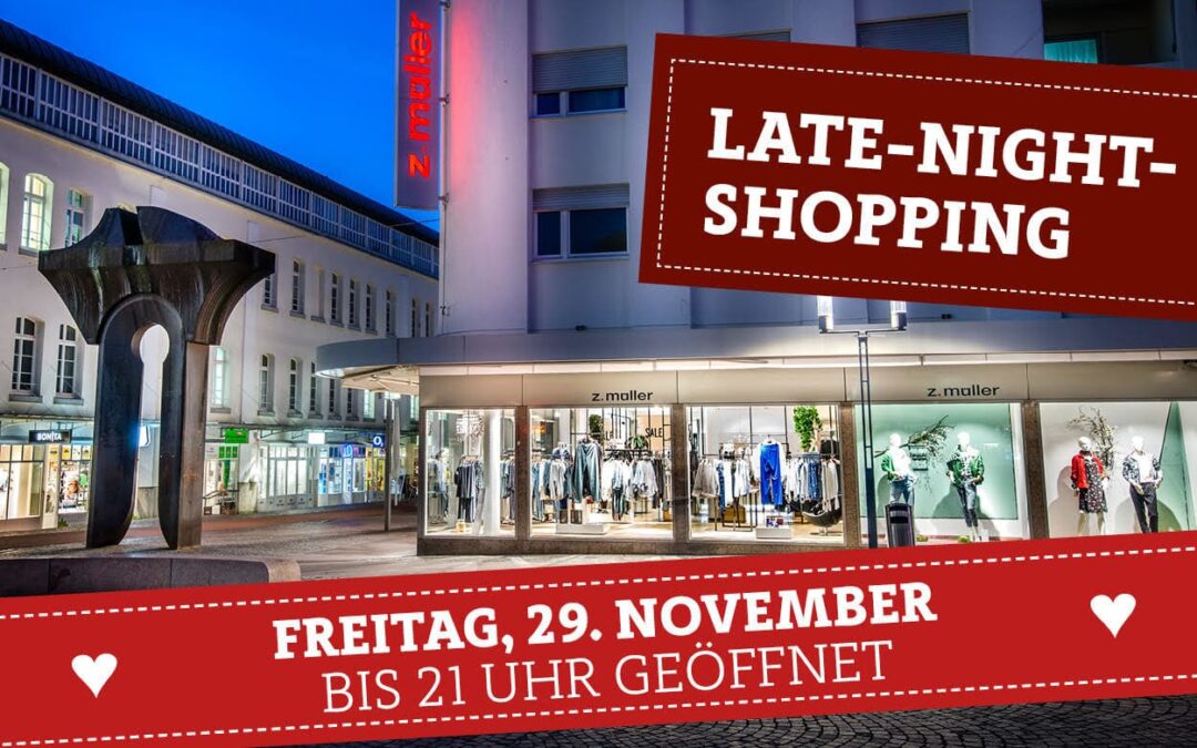 Langer Einkaufsabend