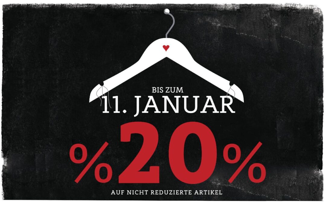 Willkommen 2025 – mit 20% Rabatt