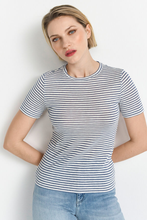 Rich & Royal Striped T-Shirt Organic – Bild 2