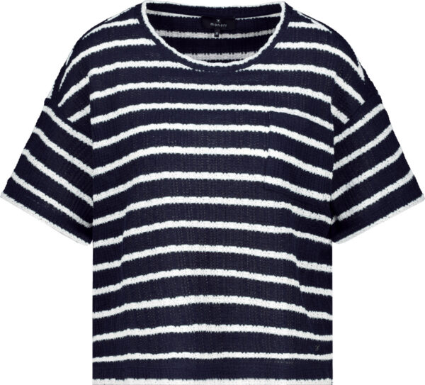 Monari T-Shirt, deep ocean Ringel