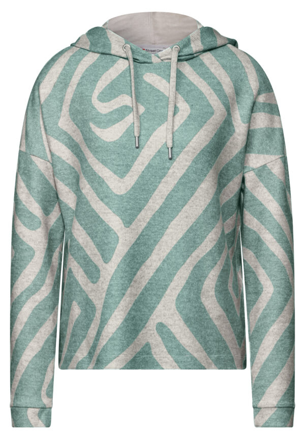 Street One Gemustertes Hoodie-Shirt