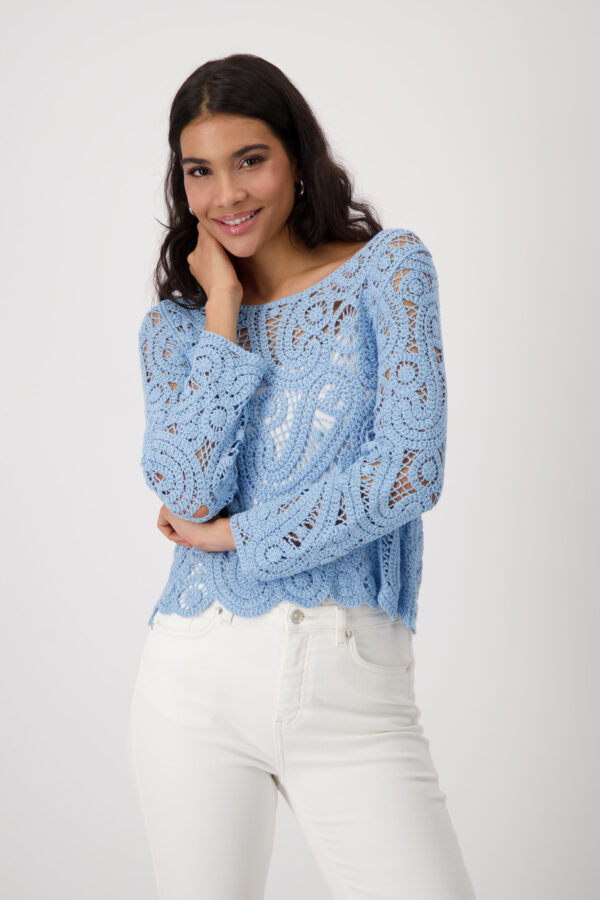 Monari Pullover, spring water – Bild 4