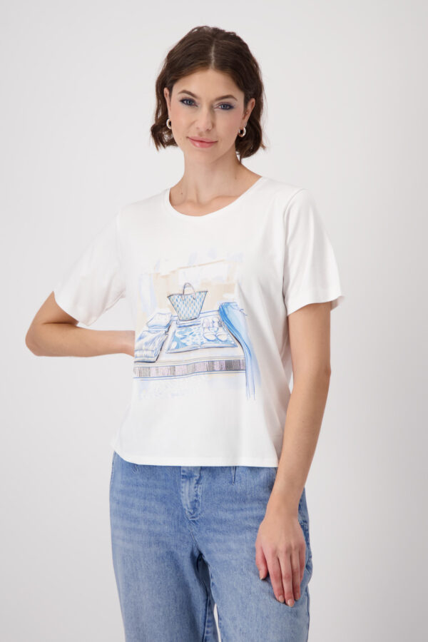 Monari T-Shirt, off-white – Bild 2