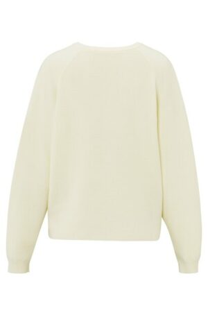 Yaya Sweater with seam details, OFF WHITE