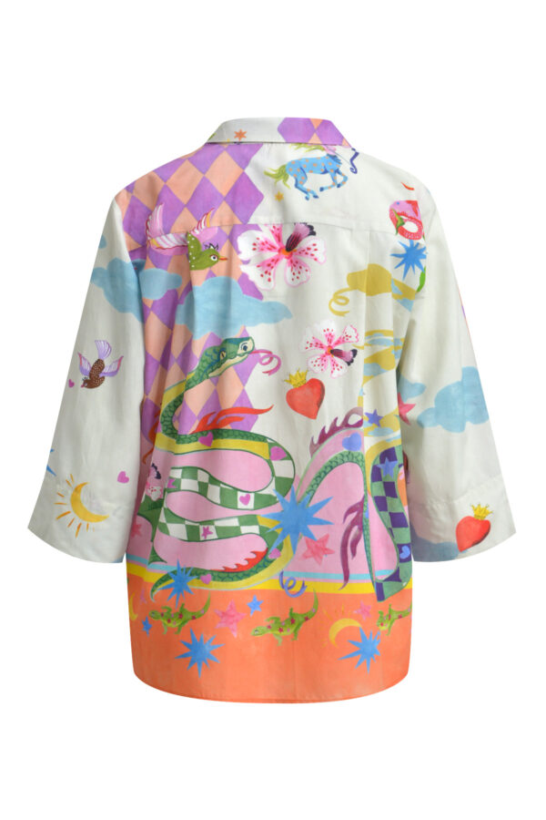 Smith & Soul Bluse Elbow Slv Shirt Collar Blouse – Bild 2