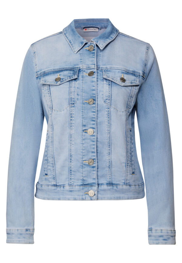 Street One Jeansjacke im Bleached-Look