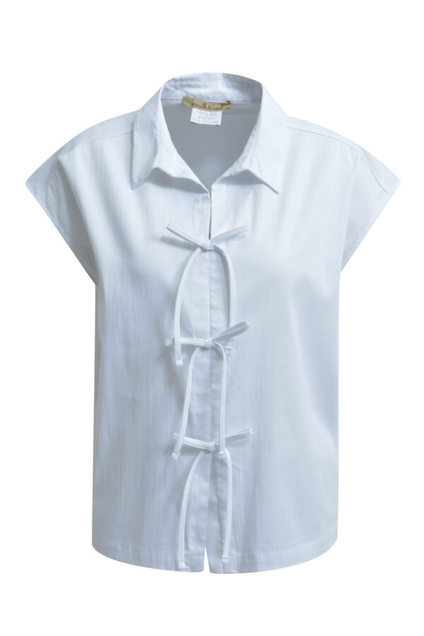 Smith & Soul Bluse  Dropped Shoulder Bow Blouse