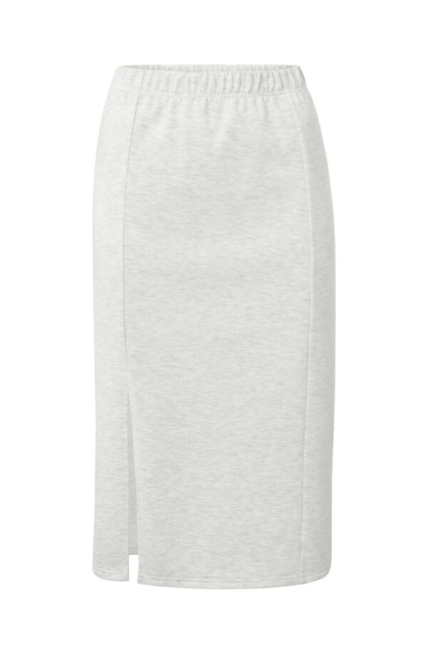 Yaya Rock Sweat skirt, GREY MELANGE