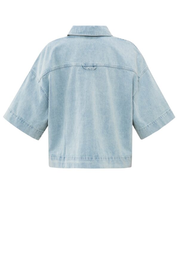 Yaya Jeansjacke Oversized cropped denim jacket, LIGHT DENIM – Bild 2