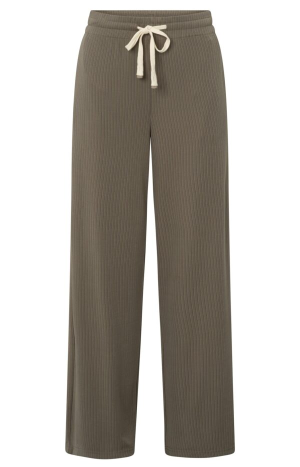 Yaya Gerippte Jerseyhose, CARIBOU BROWN