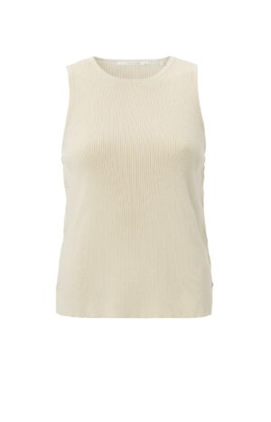Yaya Sleeveless Top with buttons at, SUMMER SAND