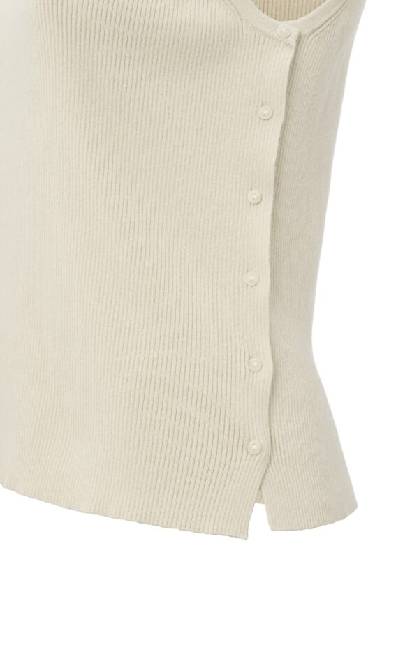 Yaya Sleeveless Top with buttons at, SUMMER SAND – Bild 2