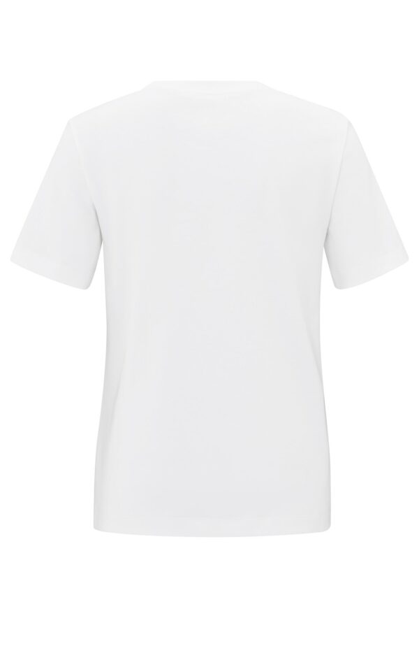 Yaya T-Shirt mit Rundhals, PURE WHITE