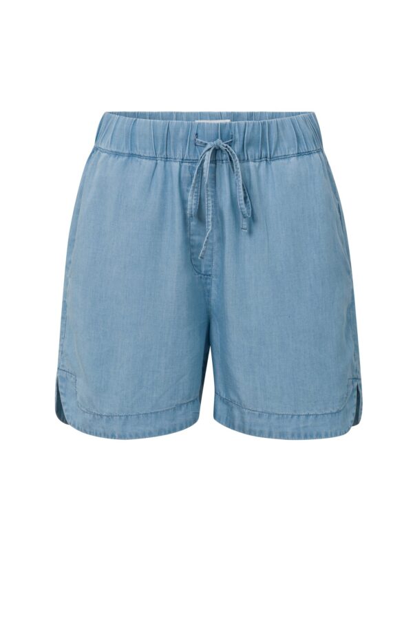 Yaya Hose Chambray Shorts, CHAMBREY