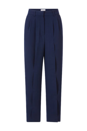 Rich & Royal Hose Wide Leg Pleated Pants