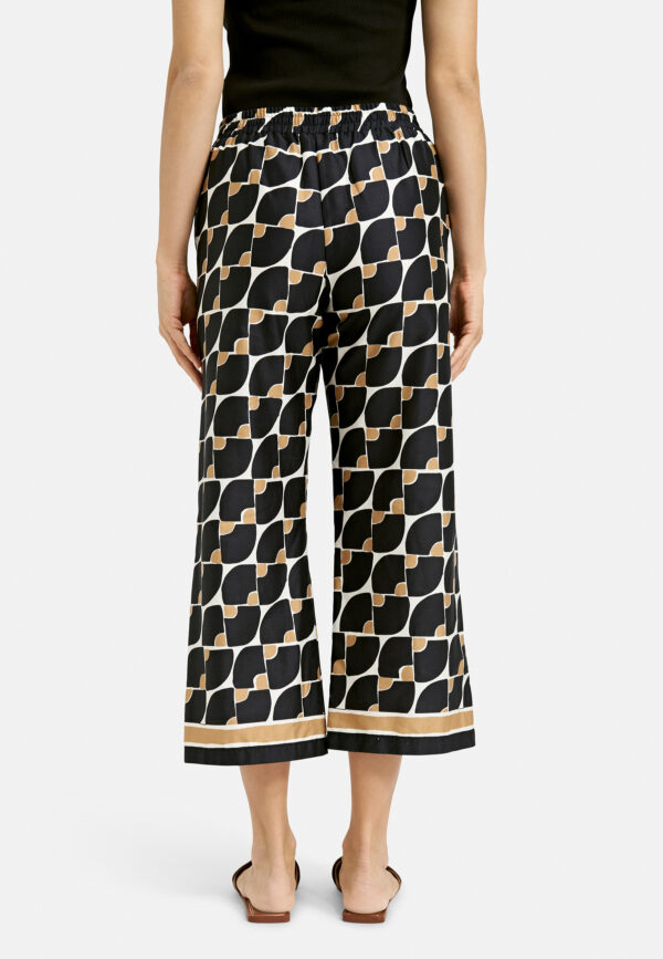 Milano Blusen Hose culotte with elastic waist – Bild 3