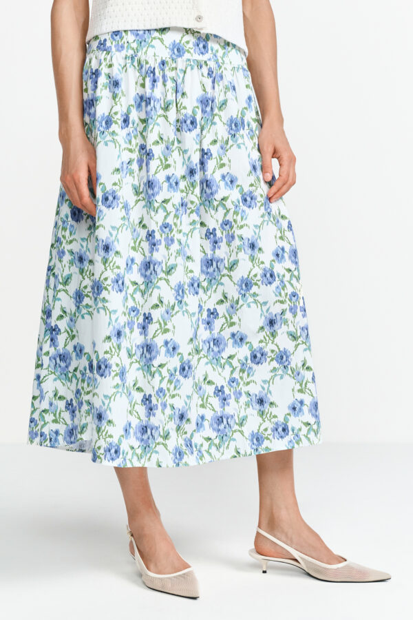 Rich & Royal Rock Printed cotton midi skirt – Bild 2