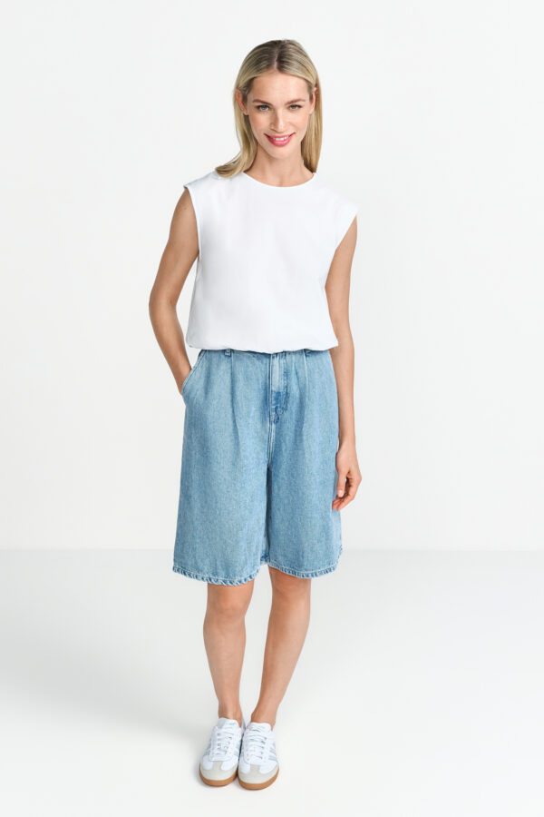 Rich & Royal Bermuda Shorts Lyocell Denim – Bild 2