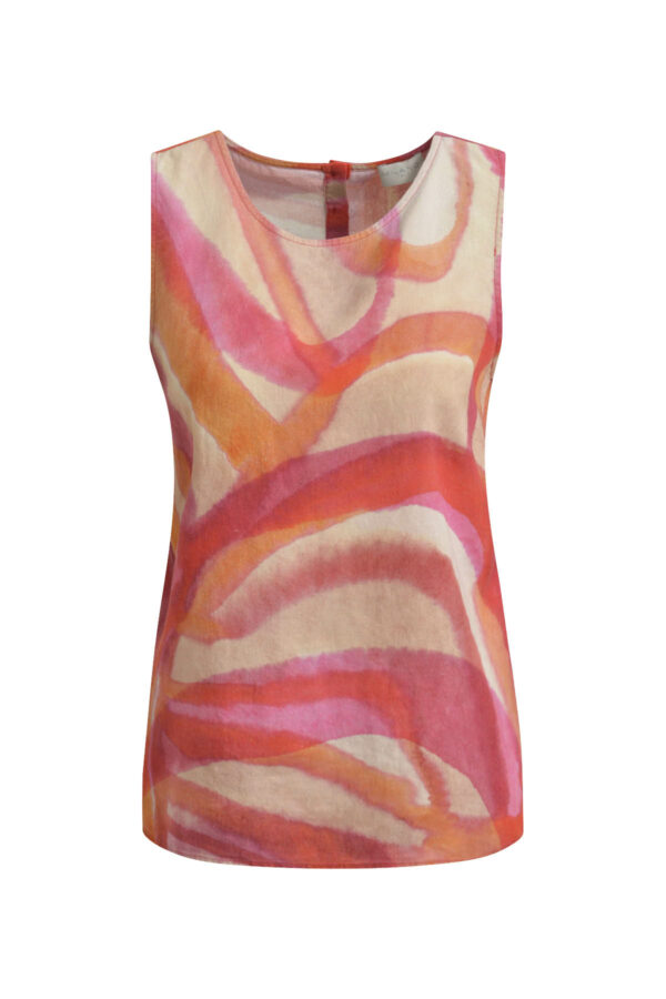 Milano Blusen Ärmellos blouse with roundneck