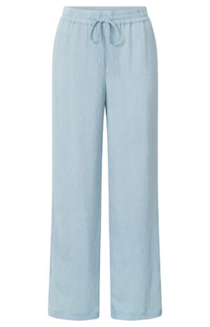 Yaya Gewebte Hose mit weitem Bein, BABY BLUE