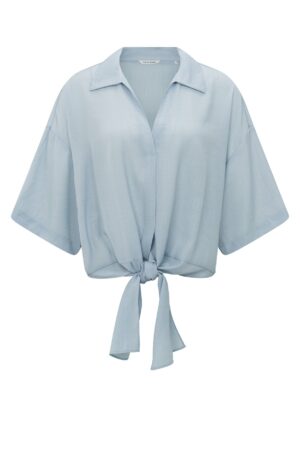 Yaya Oberteil mit Zierknoten, BABY BLUE