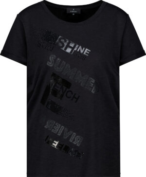 Monari T-Shirt, schwarz