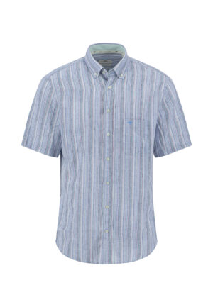 Fynch-Hatton Hemd Multicolor Linen Stripes, B.D., 1/2