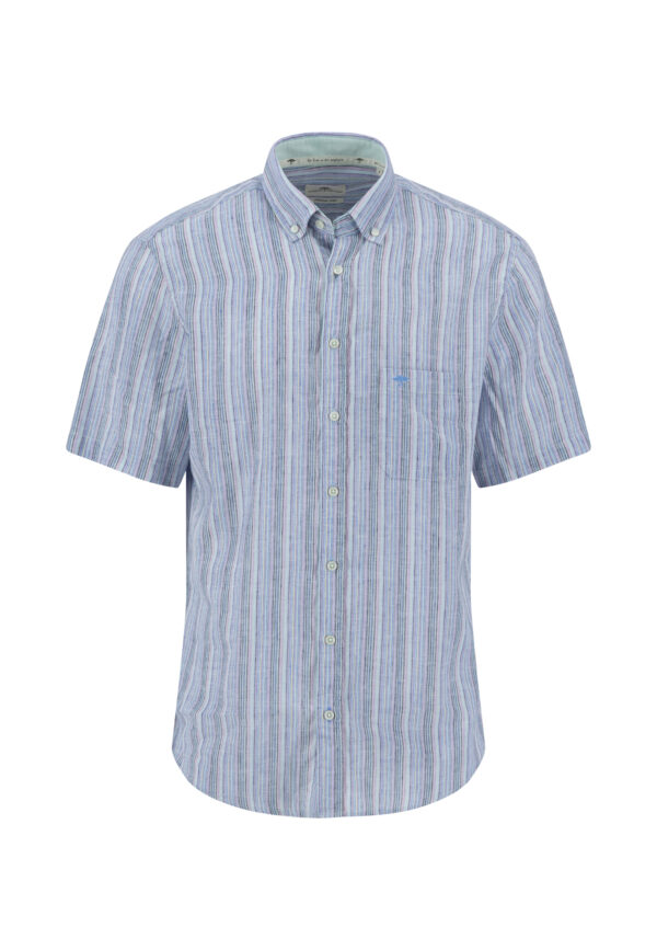 Fynch-Hatton Hemd Multicolor Linen Stripes, B.D., 1/2