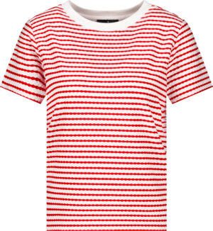 Monari T-Shirt red ringel