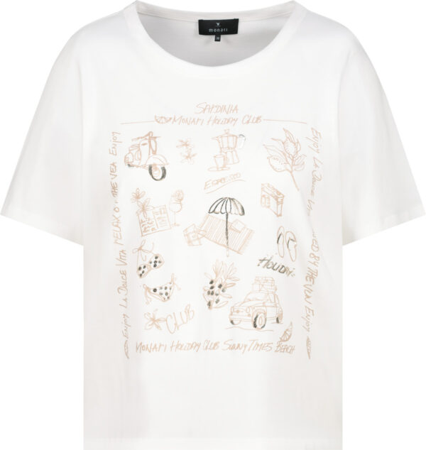 Monari T-Shirt, cream