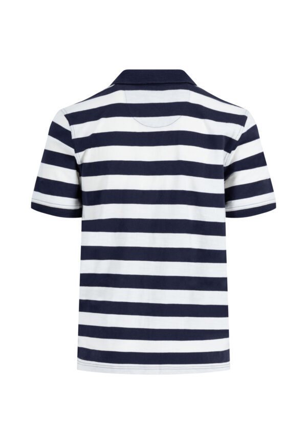 Fynch-Hatton Poloshirt, slub, stripe – Bild 2
