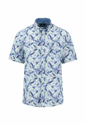Fynch-Hatton Hemd Summer Poplin Print, B.D., 1/2