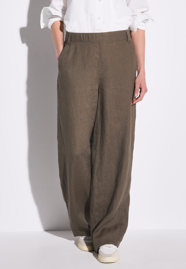 Street One Wide Leg Leinenhose – Bild 3