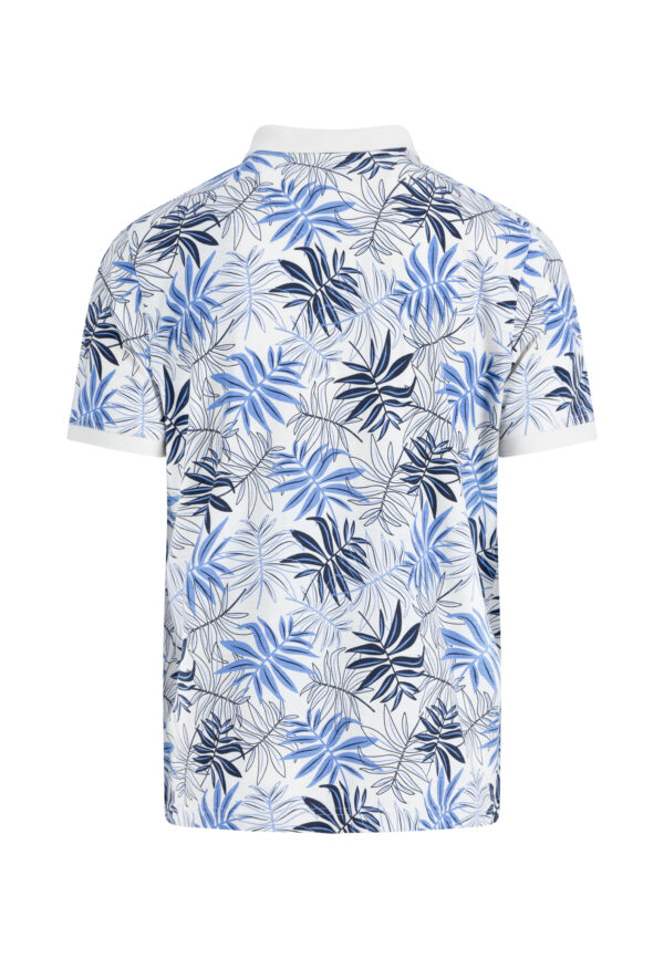 Fynch-Hatton Poloshirt , slub, AOP – Bild 2
