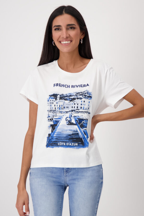 Monari T-Shirt, cream – Bild 2